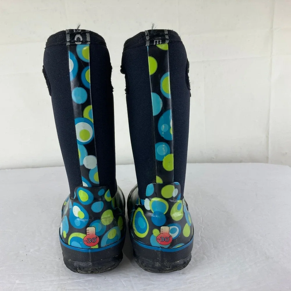 Bogs Rain Snow Mud Boots Little Girls Sz 11 Bubble Waterproof Insulated Gorpcore